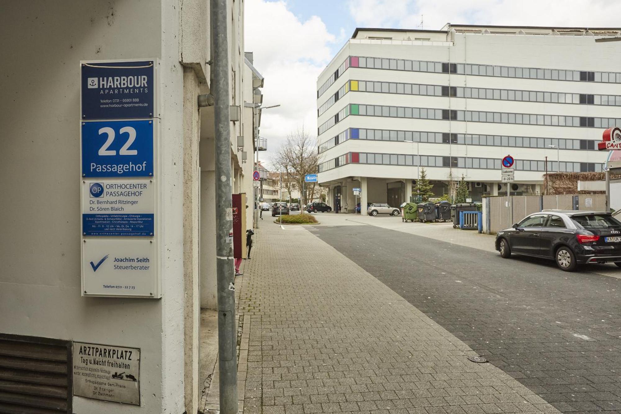 Harbour Apartments Karlsruhe Dış mekan fotoğraf